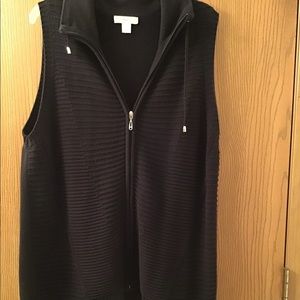 Black CJBanks sweater vest size 1x